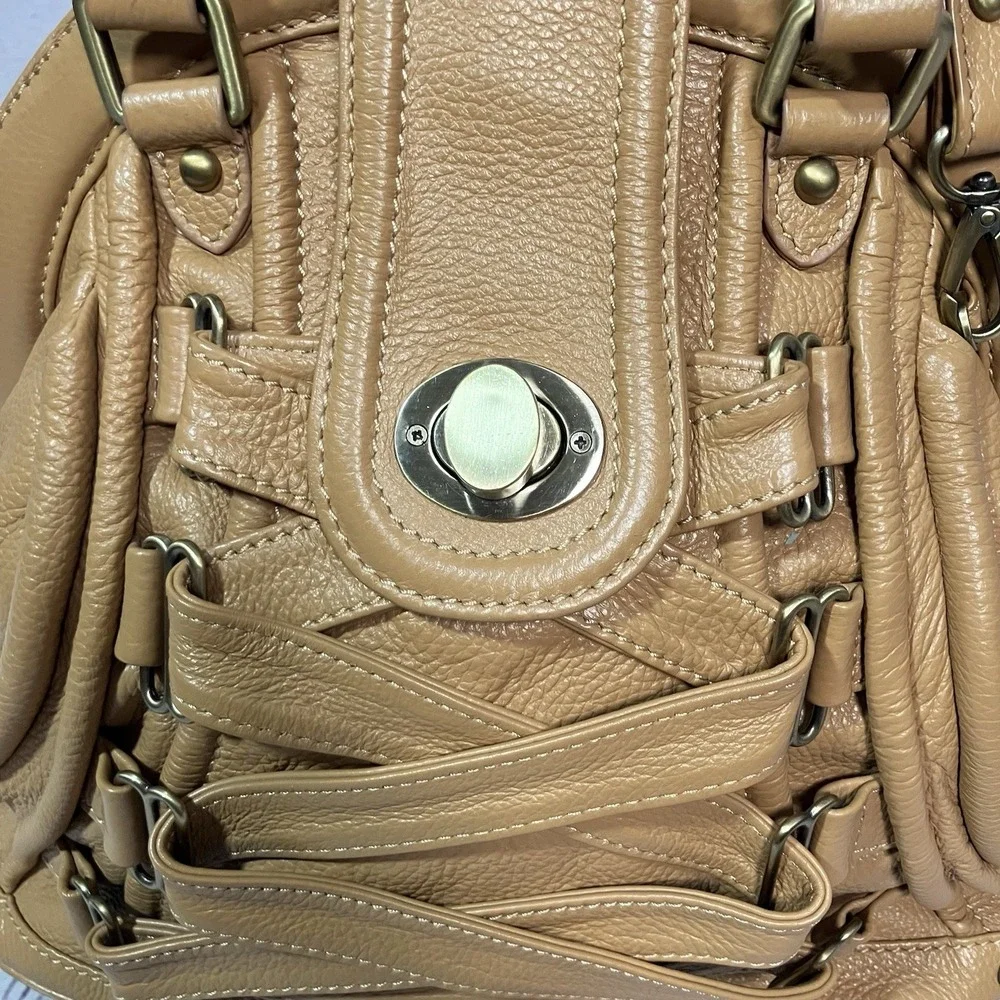 Follis Laced Julia Leather Bag‎ Convertible Backpack Purse InStyle Feature